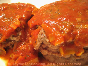 Beef Patties with Paprika Sauce