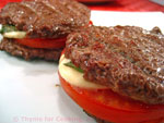 mozzarella burgers