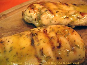 Grilled Chicken Breasts with Honey Mustard