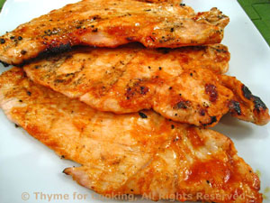 Barbecued Turkey Cutlets