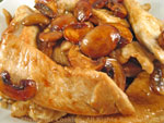 turkey with mushrooms