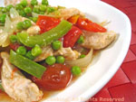 turkey with peas