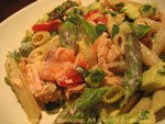 salmon asparagus