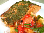 salmon leek
