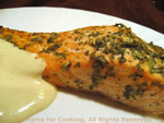 marinated salmon