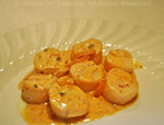 scallops white wine
