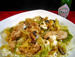 chicken with cabbage