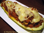stuffed courgette