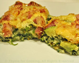 Savory Clafoutis with Spinach