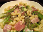 pasta ham asparagus