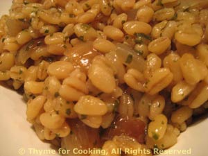 Barley with Shallots