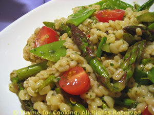 Barley Pilaf with Spring Vegetables