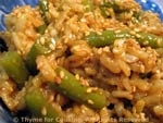 brown rice with beans