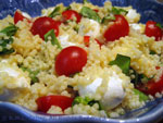 couscous tomato mozzarella