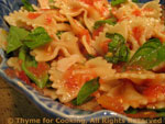 fresh tomato pasta