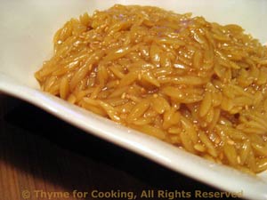 Oriental Orzo