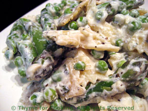 Spring Pasta With Asparagus and Peas