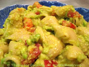 Pasta with Fresh Avocado Sauce