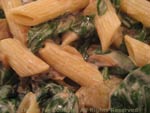 pasta with spinach