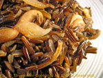wild rice with mushrooms