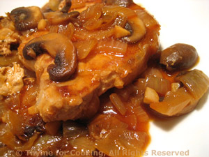 Pork Chops with Mushroom Pan Sauce