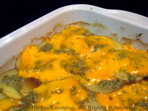 Pesto Potato Gratin