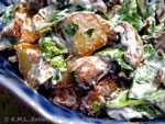 potato salad wth goat cheesei