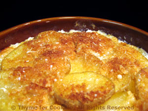 Potato and Sunchoke Gratin