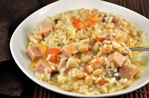Risotto con Fagioli or Prosciutto and White Bean Risotto 