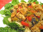 chicken spinach salad