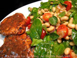 pork spinach salad