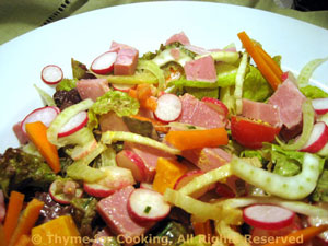Ham, Fennel and Radish Salad