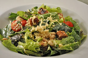 Salad with Sausage and Quinoa