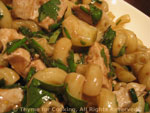 turkey and garlic pasta