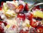 peaches and berries