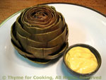 Artichokes with mayo