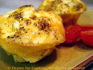 Cheese and Pepper Mini Frittatas