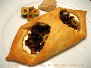Shallot and Olive Pastries