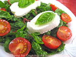spinach caprese