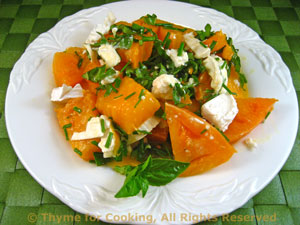 Tomato Salad with Chevre