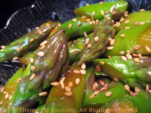 Asparagus with Sesame Seeds
