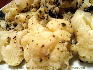 Cauliflower with Butter & Herbs
