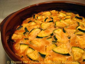 Easy Zucchini (Courgette) Gratin