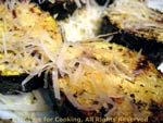 grilled courgette