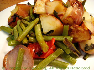 Potato and Green Bean Packets
